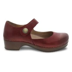 Dansko Beatrice Red Waxy Burnished -Dansko Sales Store 9423227800 VIS