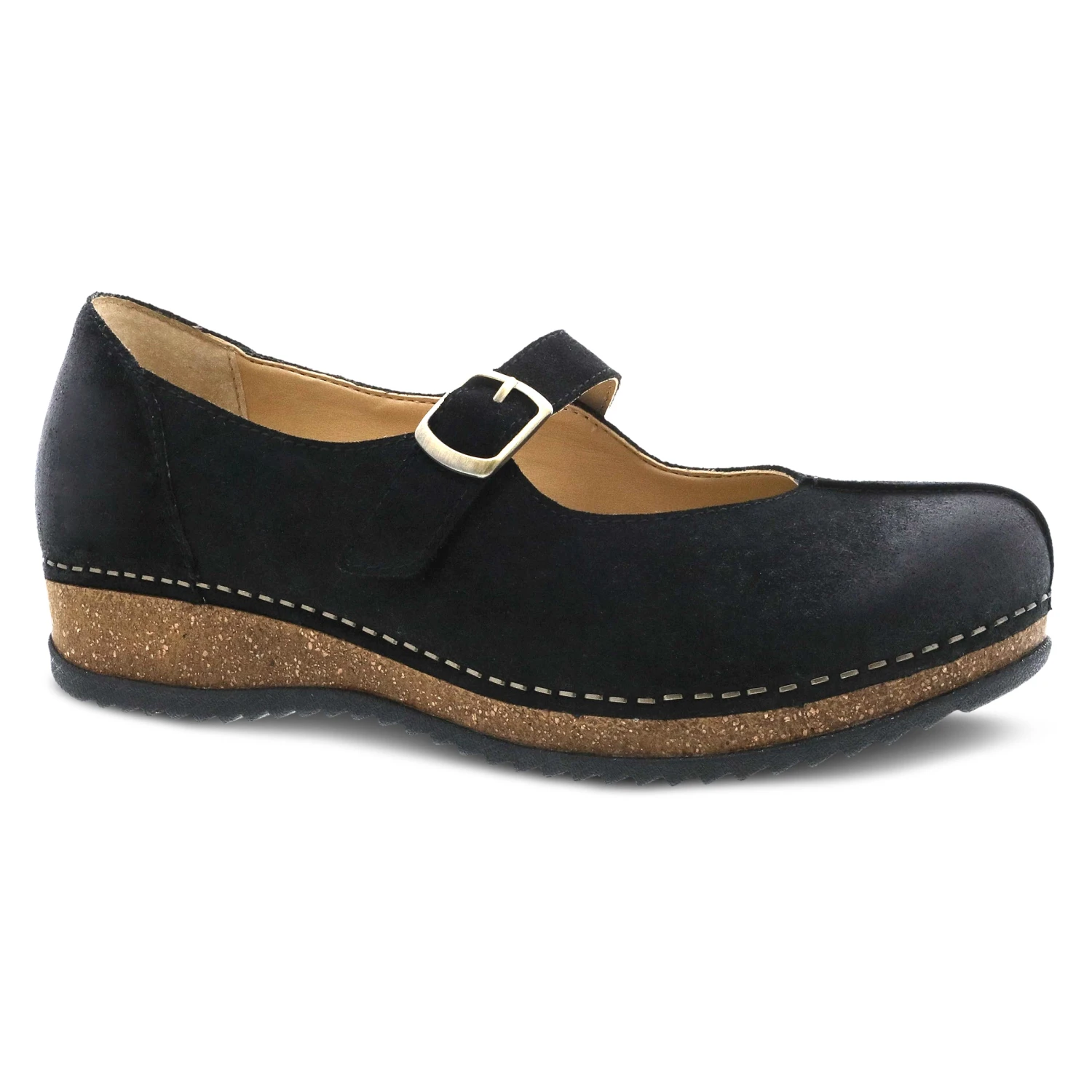 Dansko Mika Black Burnished Suede 3 Dansko Mika Black Burnished Suede