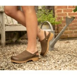 Dansko Berry Mushroom Burnished Nubuck -Dansko Sales Store Barnes PDP Berry mushroom strap