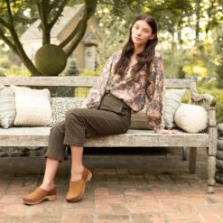 Dansko Brenna Tan Burnished Suede -Dansko Sales Store Barnes PDP Brenna tan